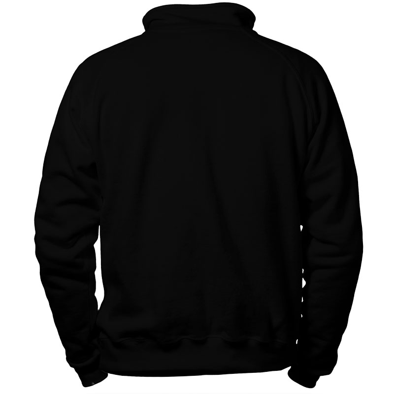 Sudadera  Media Cremallera Unisex Trasero